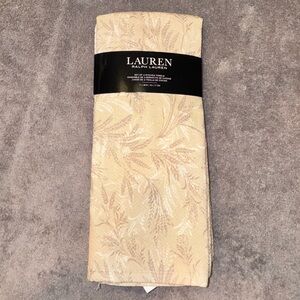 NEW Lauren Ralph Lauren Set of 3 Wheatfield Natural Kitchen Towels NWT